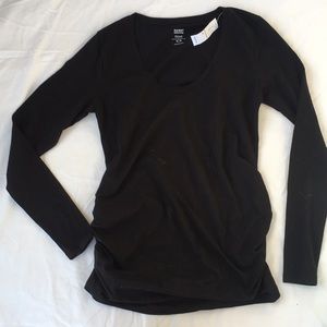 Old Navy Maternity Long Sleeve Black Shirt